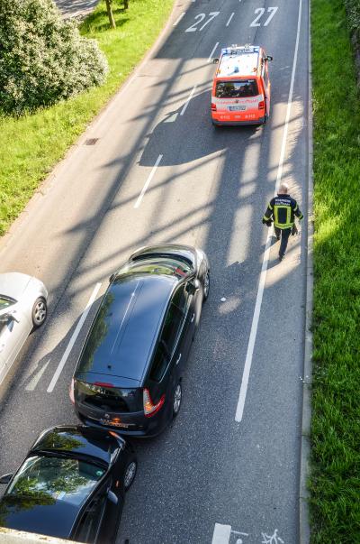 Stuttgart-Degerloch: 4 Verletzte nach Auffahrunfall auf der B27